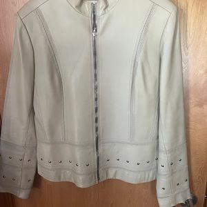 St. John Sport Leather Jacket